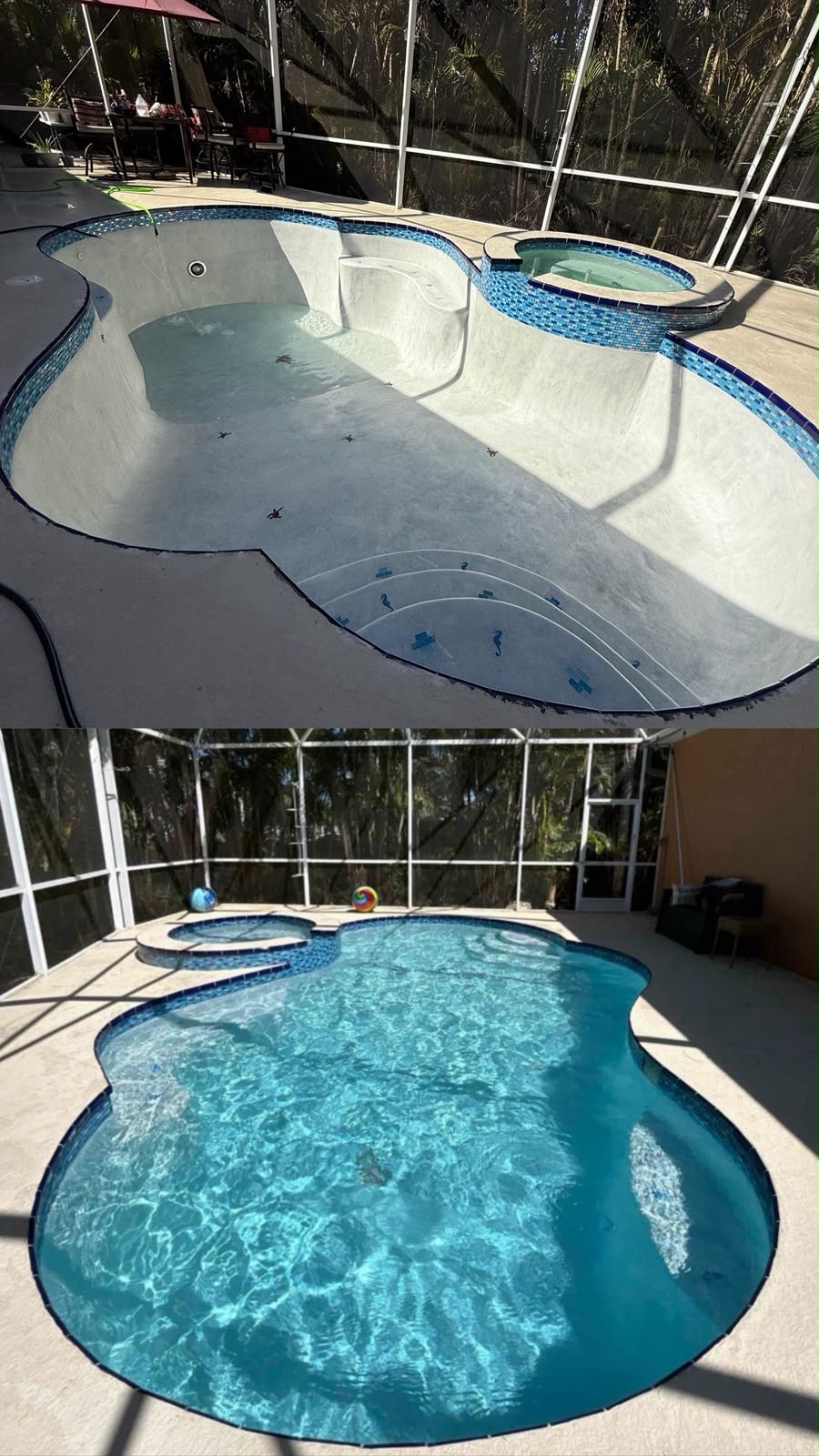 Pool Remodel — Before & After — Pools by American Apex Construction