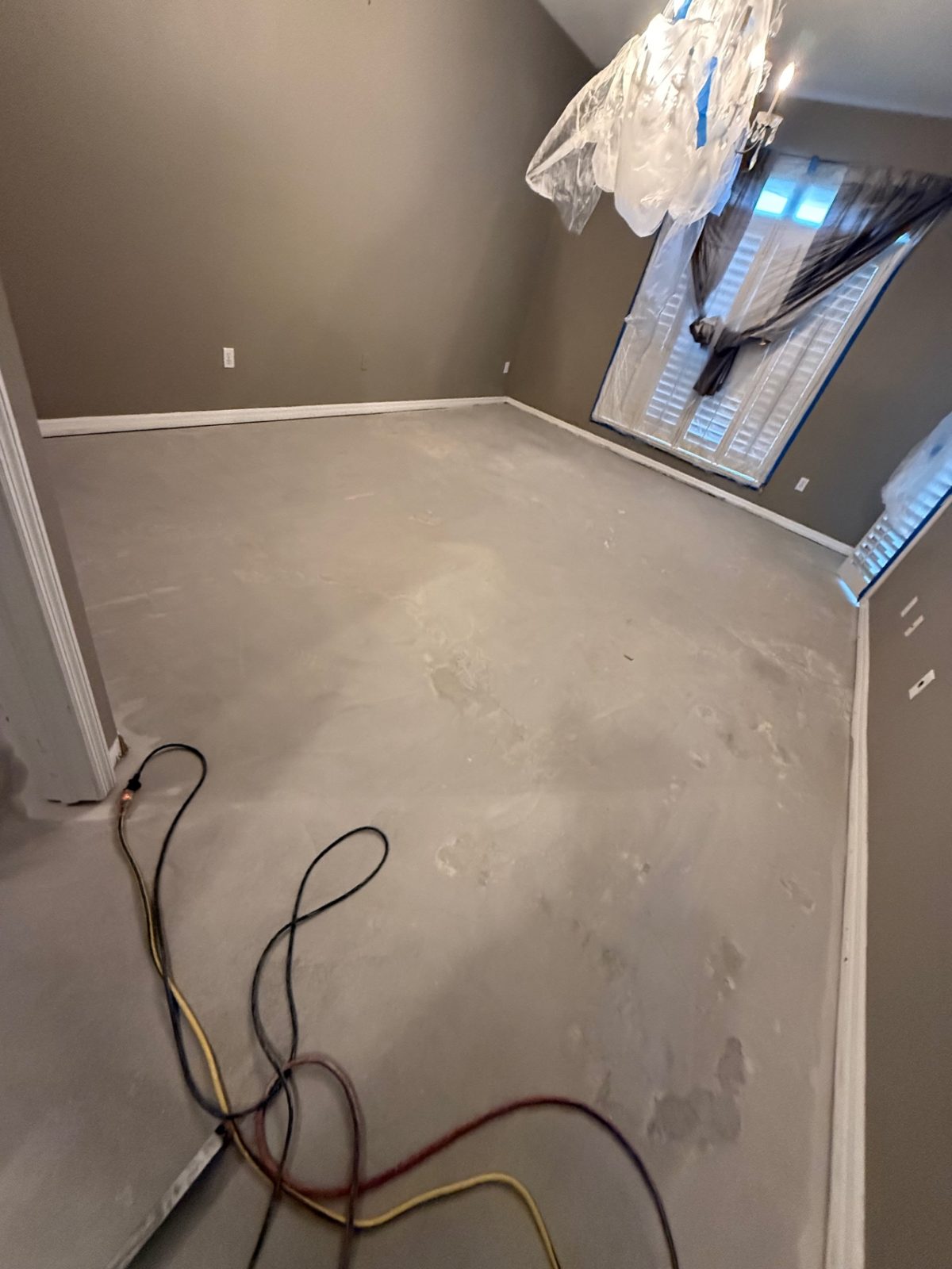 Completed Floor Preparation Layer — floor preparation by American Apex Construction