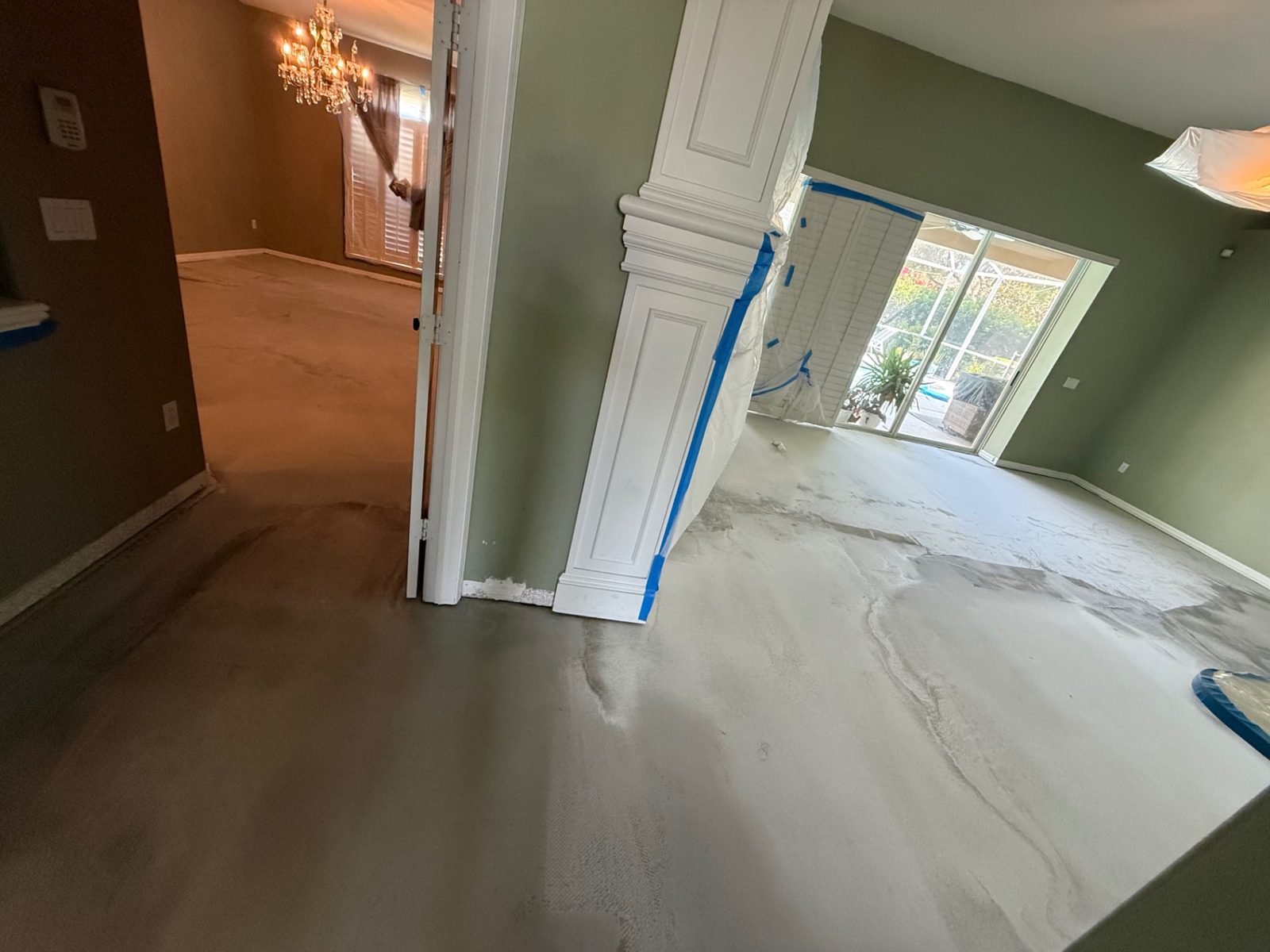Whole-Home Floor Leveling — floor preparation by American Apex Construction