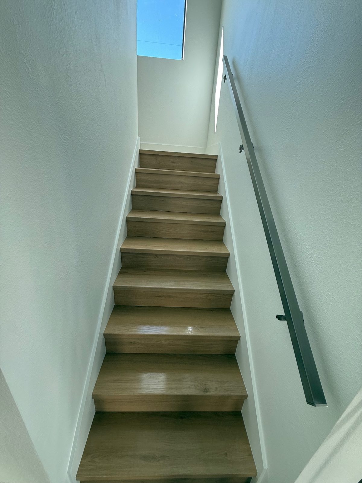 Custom Hardwood Staircase — Hardwood Flooring by American Apex Construction