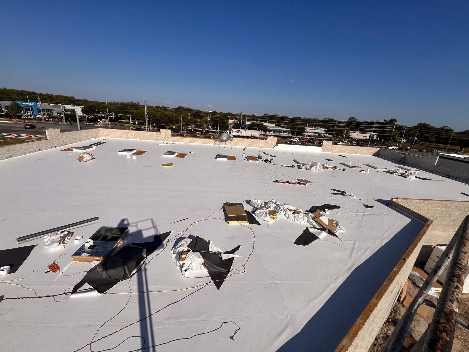 Commercial Flat Roof — Roofing by American Apex Construction